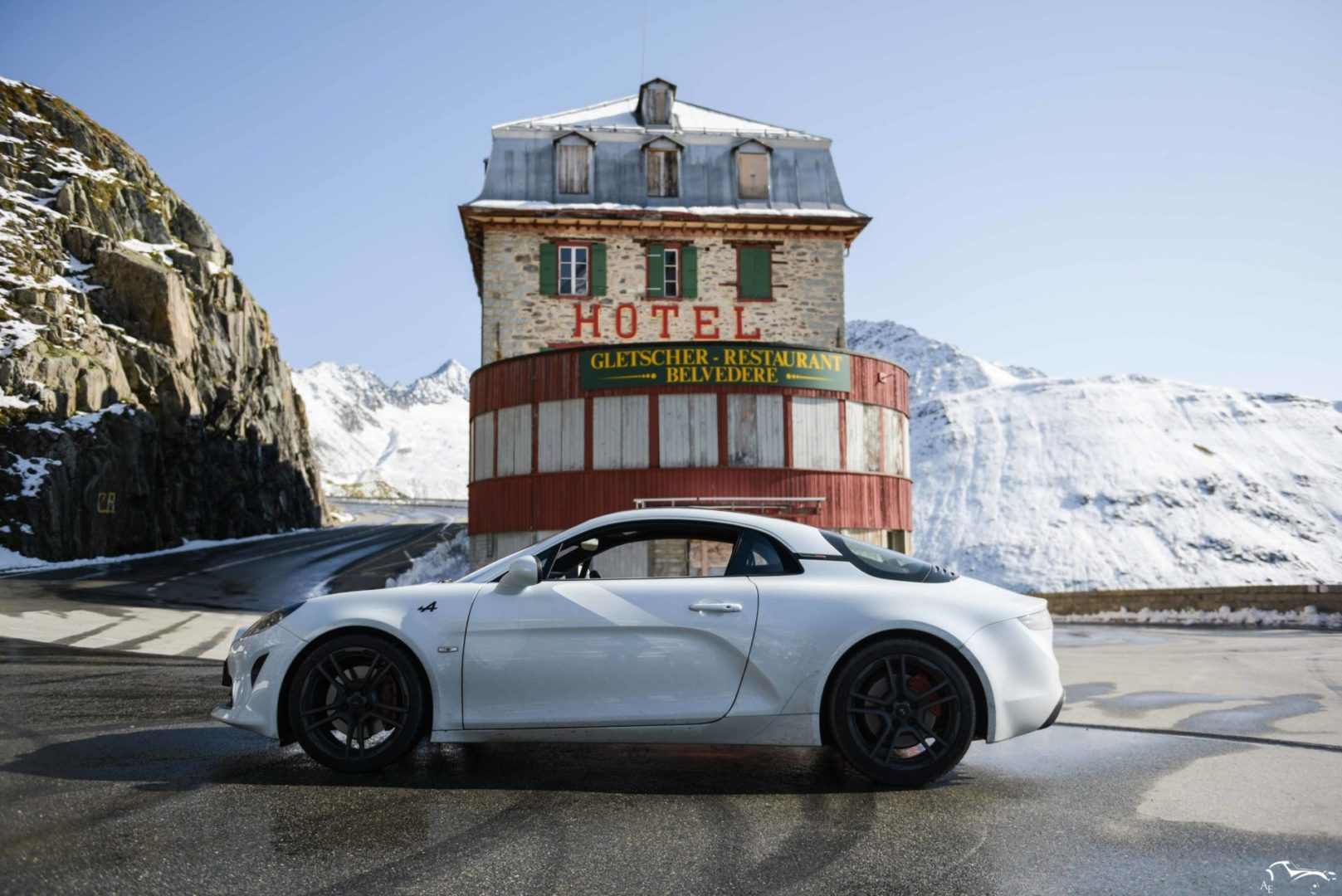 Alpine A110S, Furka, Switzerland