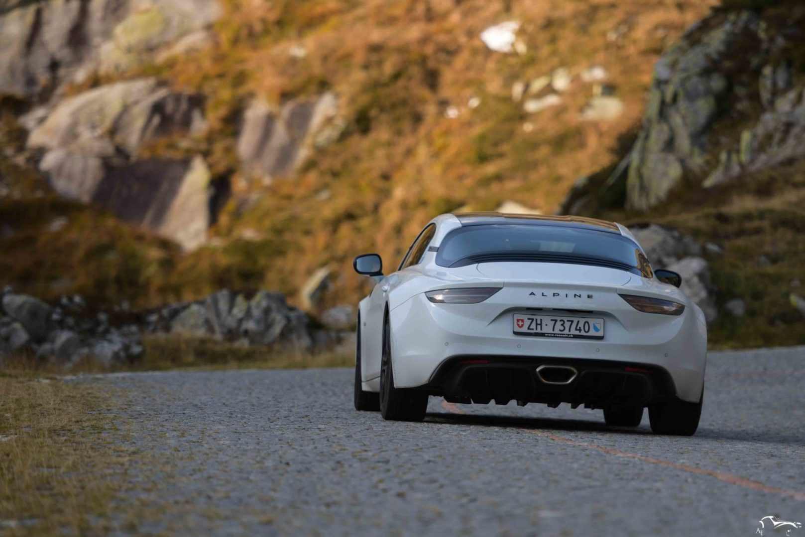 Alpine A110S, Old Gotthard, Switzerland