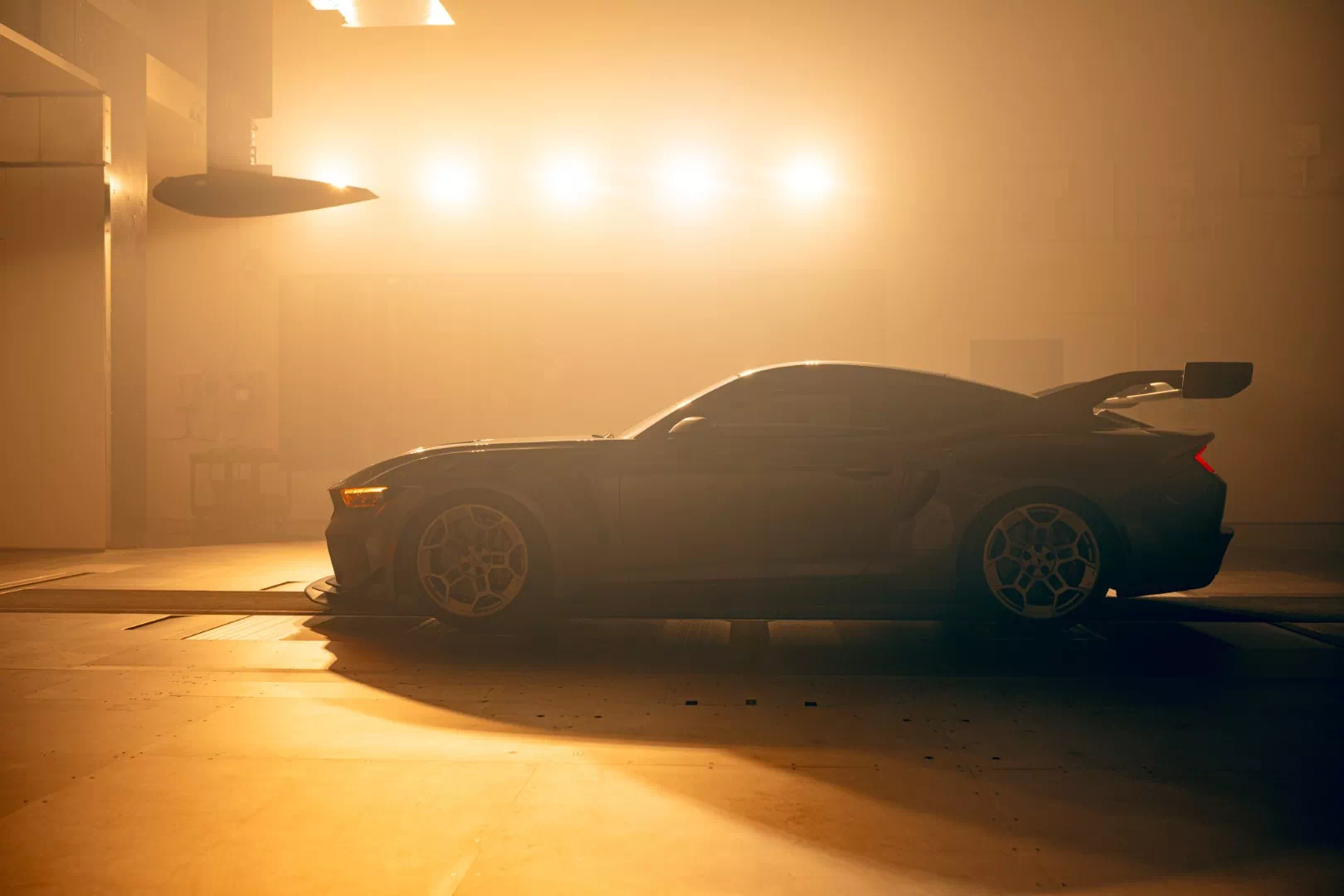 Ford Mustang GTD wind tunnel
