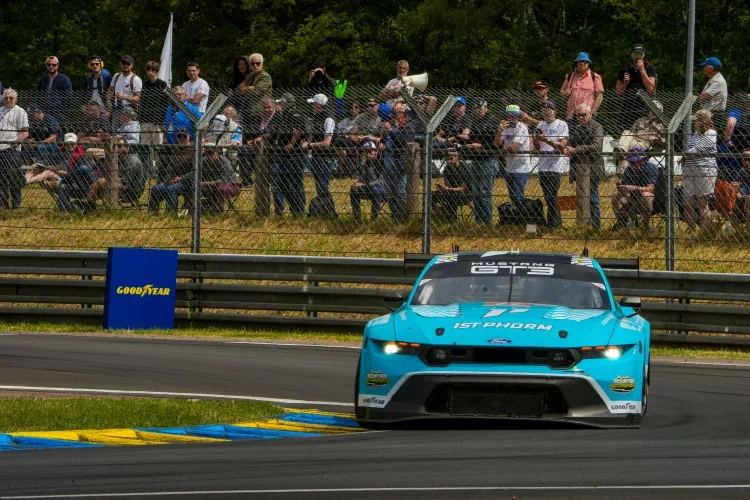 2024 Ford Mustang LMGT3 in qualifying