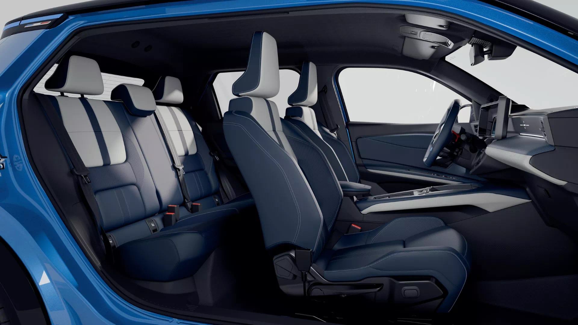 Alpine presents the Alpine A290, first French EV hot hatch 12 Alpine A290 GTS Alpine Vision Blue interior