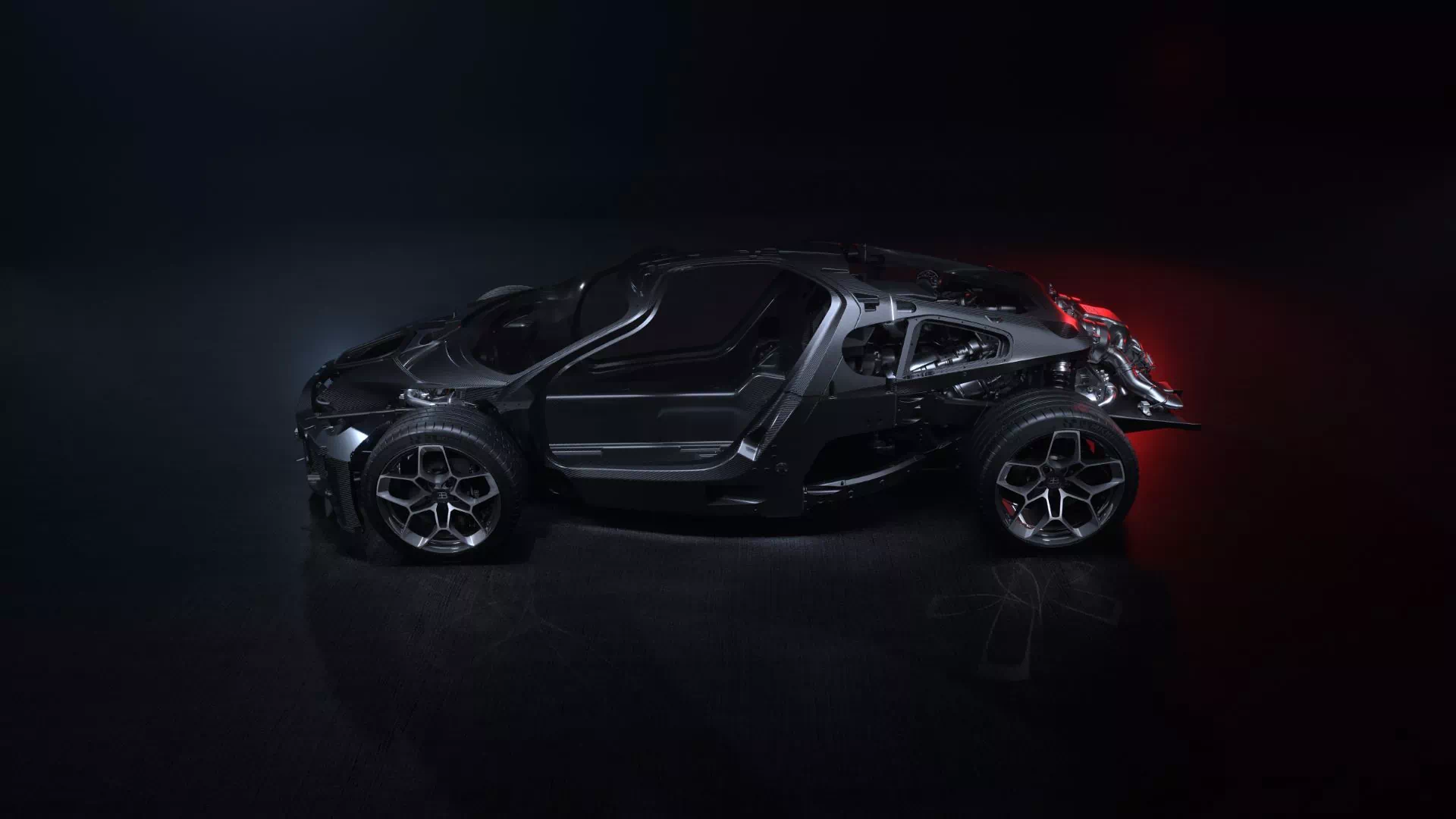 Bugatti Tourbillon chassis