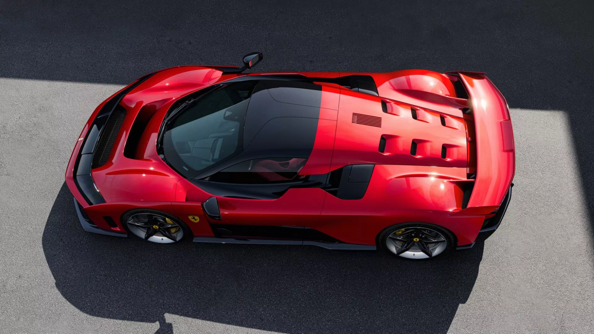 Ferrari F80 top view