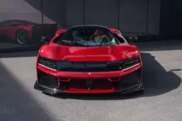 Ferrari F80, the new hypercar, with 1200 HP 10 Ferrari F80 front view
