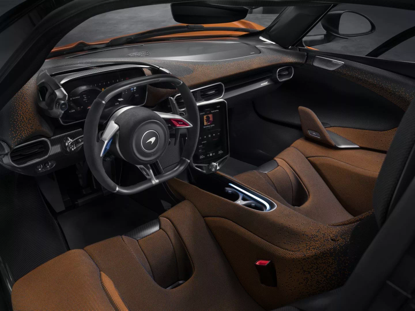 Original 16820 18 mclaren w1 interior dash