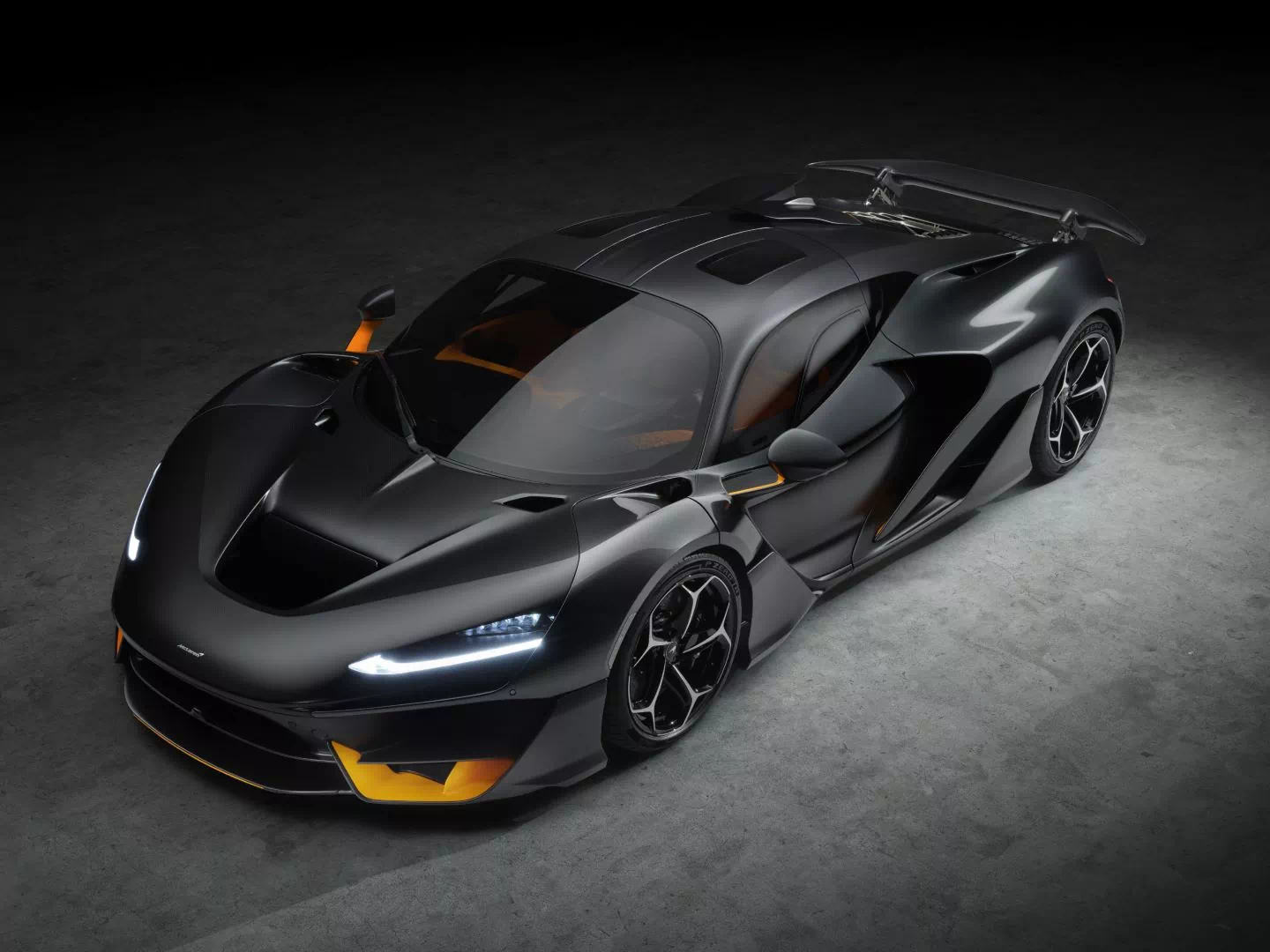 Original 16850 mclaren w1 front 3 4 high black