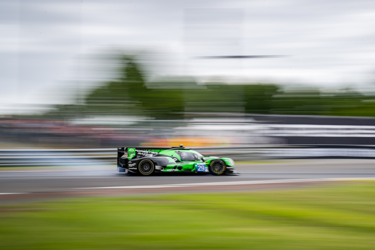 Masson set the fastest time in the LMP2 category, yet not getting the pole