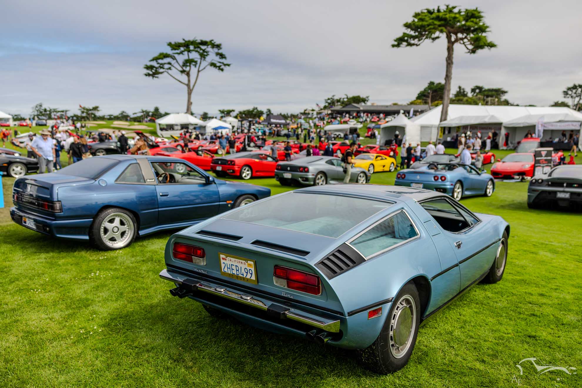 Light Blue Maserati Bora