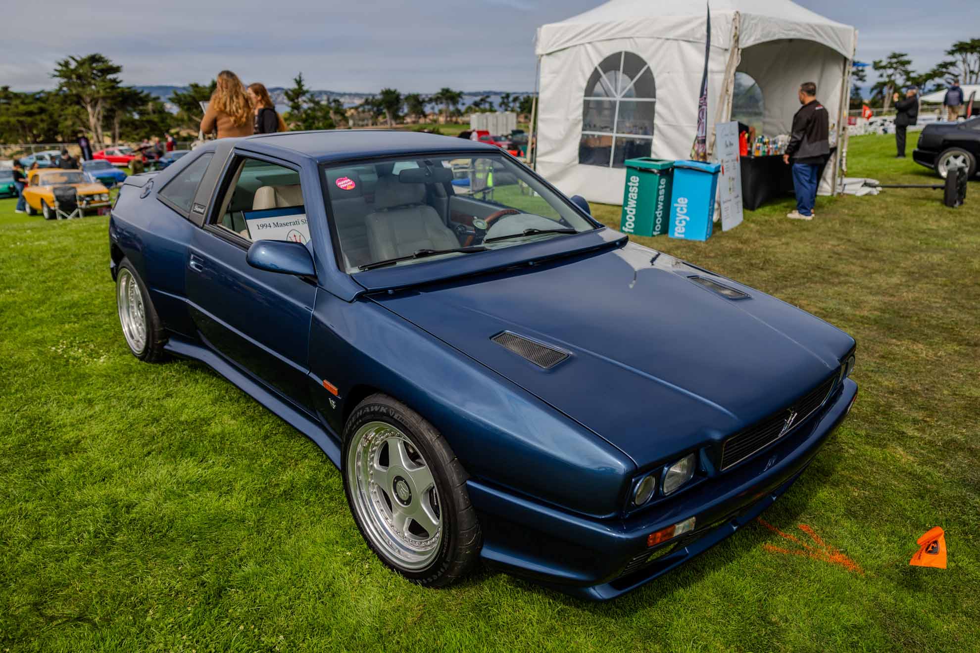 Blue Maserati Shamal