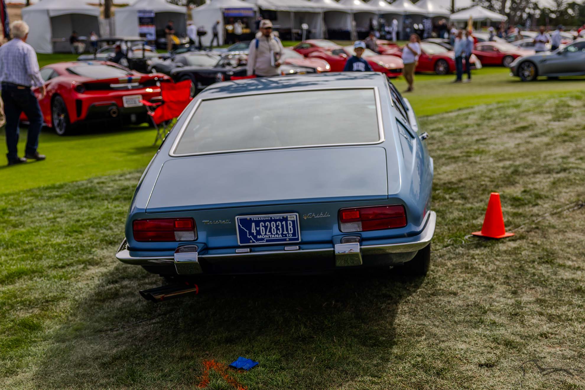 Blue First-Generation Maserati Ghibli