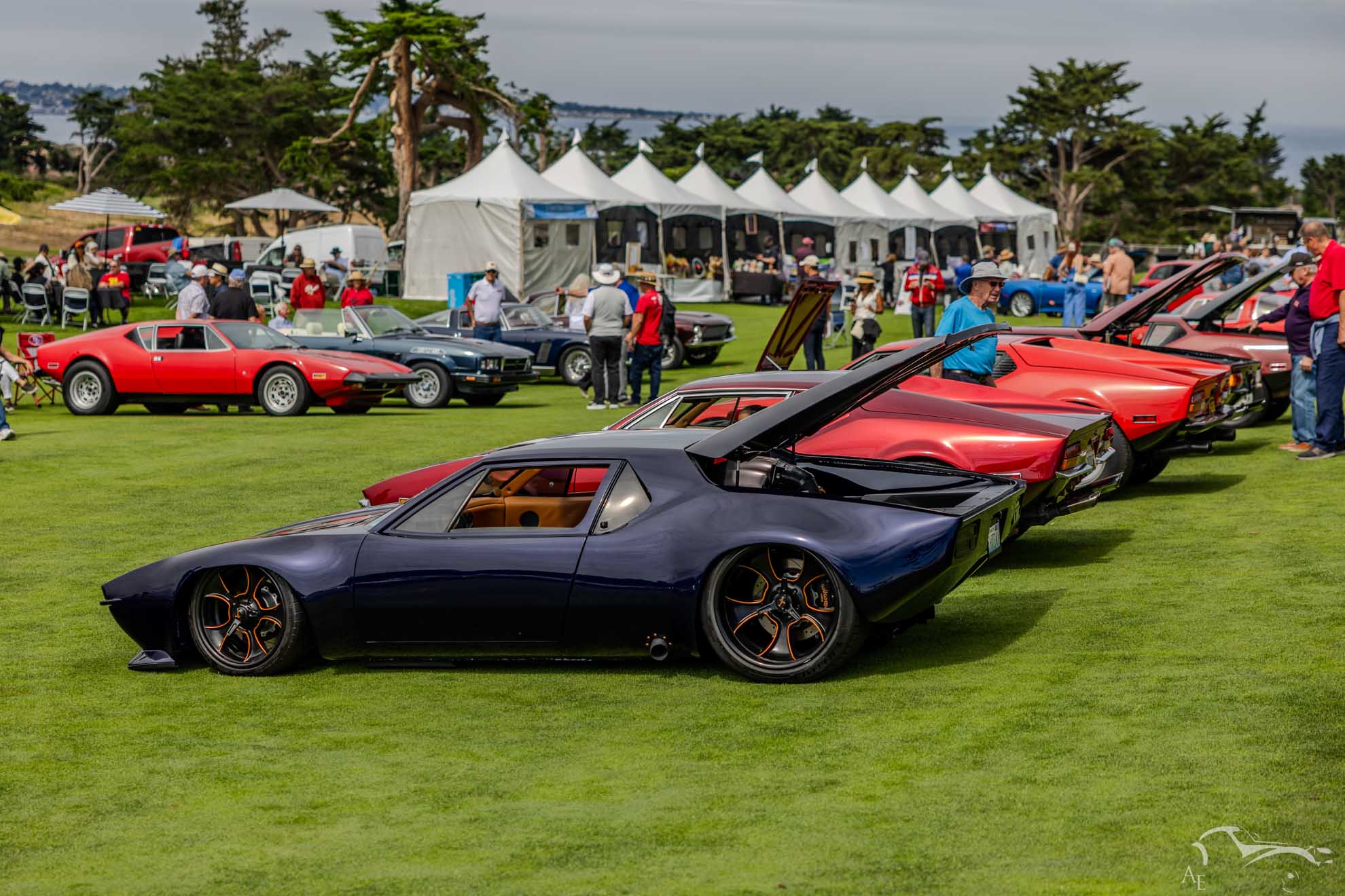 Greg and Robin Paboojian’s extensively modified 1973 De Tomaso Pantera with Ford 427 Cammer