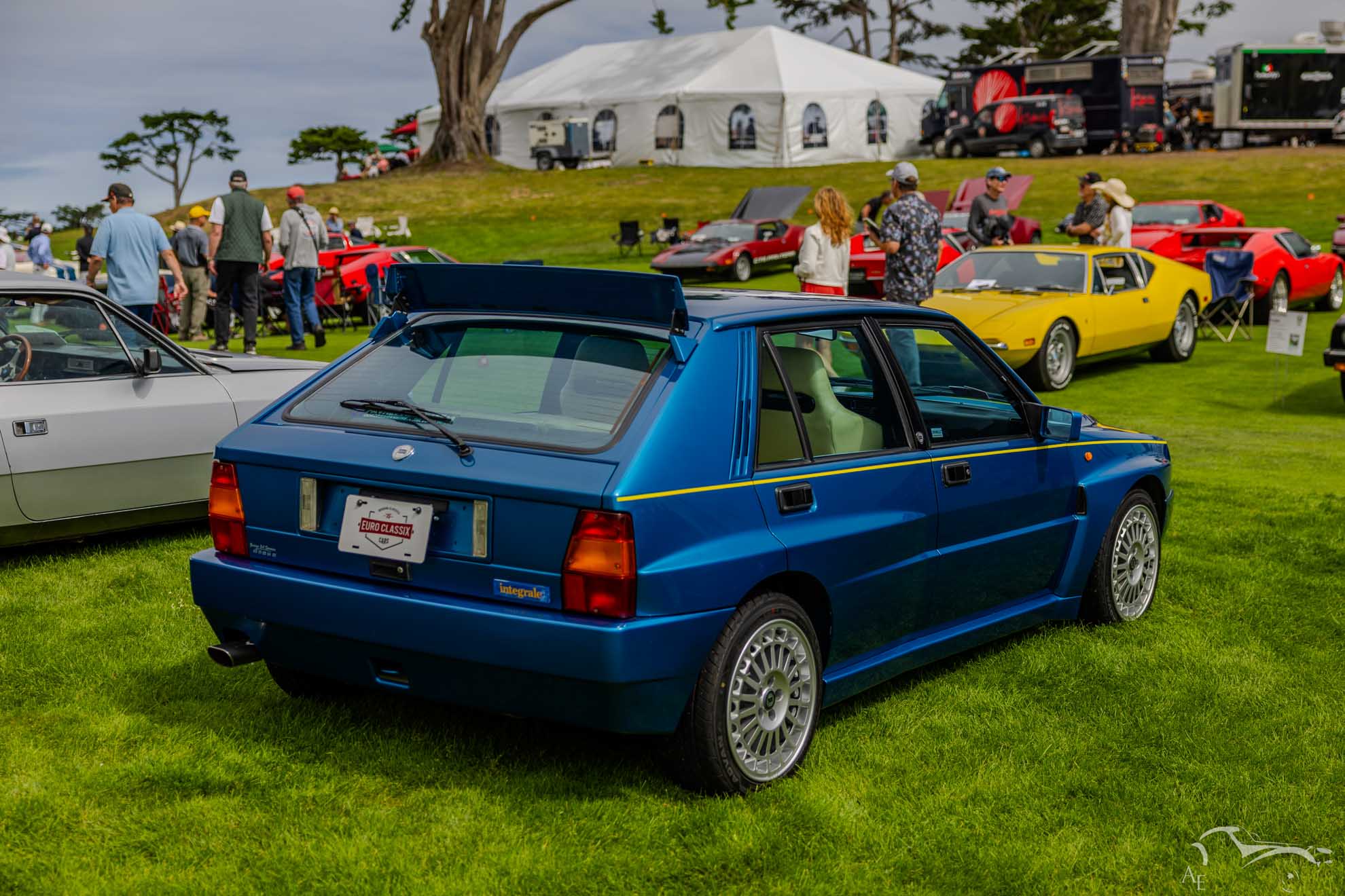 Blue Lancia Delta HF Integrale Evoluzione